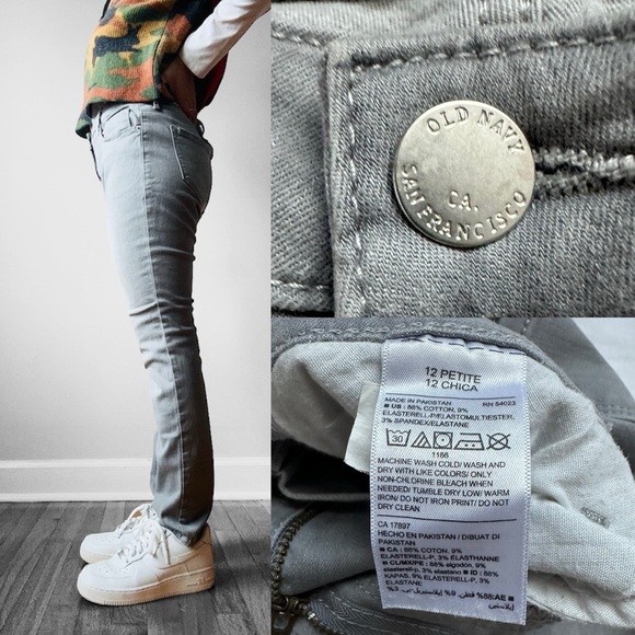 ★ Old Navy “Rockstar Built-In Sculpt” Jeans - Gray ★ - Picture 14 of 17